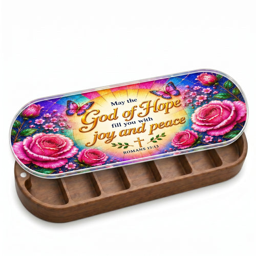 God of Hope - Romans 15:13 Pill Organizer