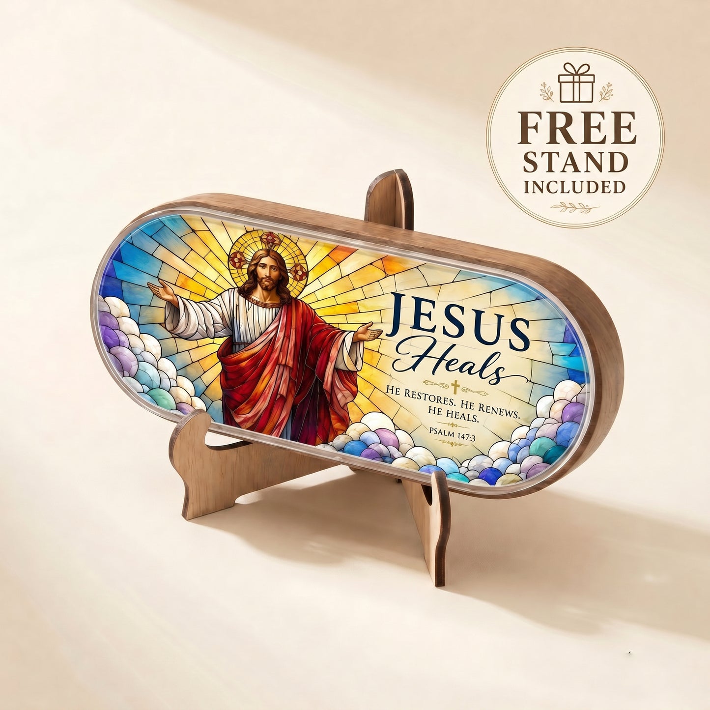 Jesus Heals - Psalm 147:3 Pill Organizer