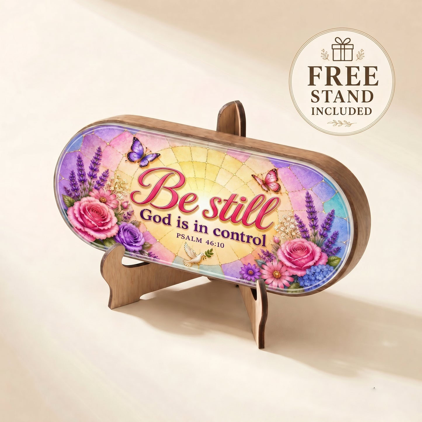 Be Still God Is in Control - Psalm 46:10 Pill Organizer