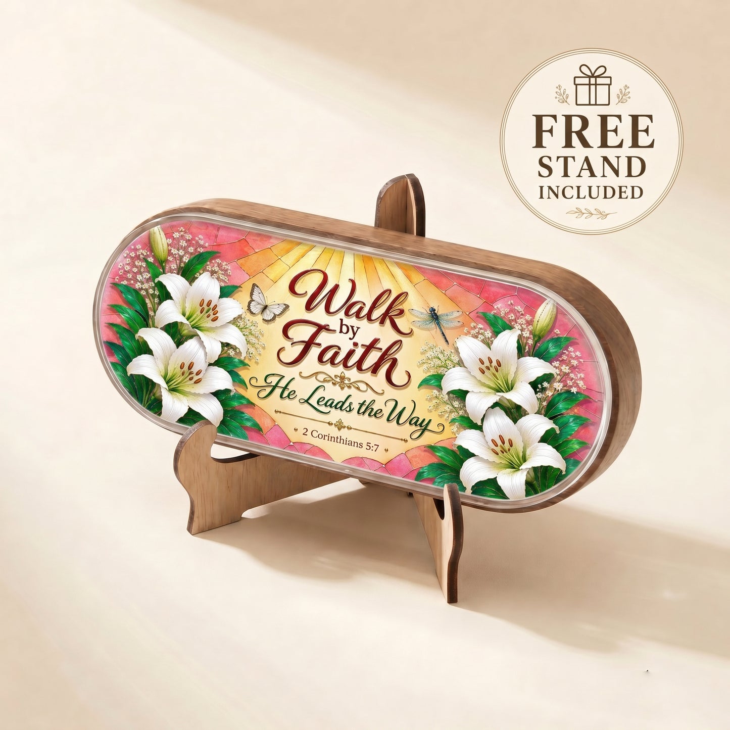 Walk by Faith - 2 Corinthians 5:7 Pill Organizer