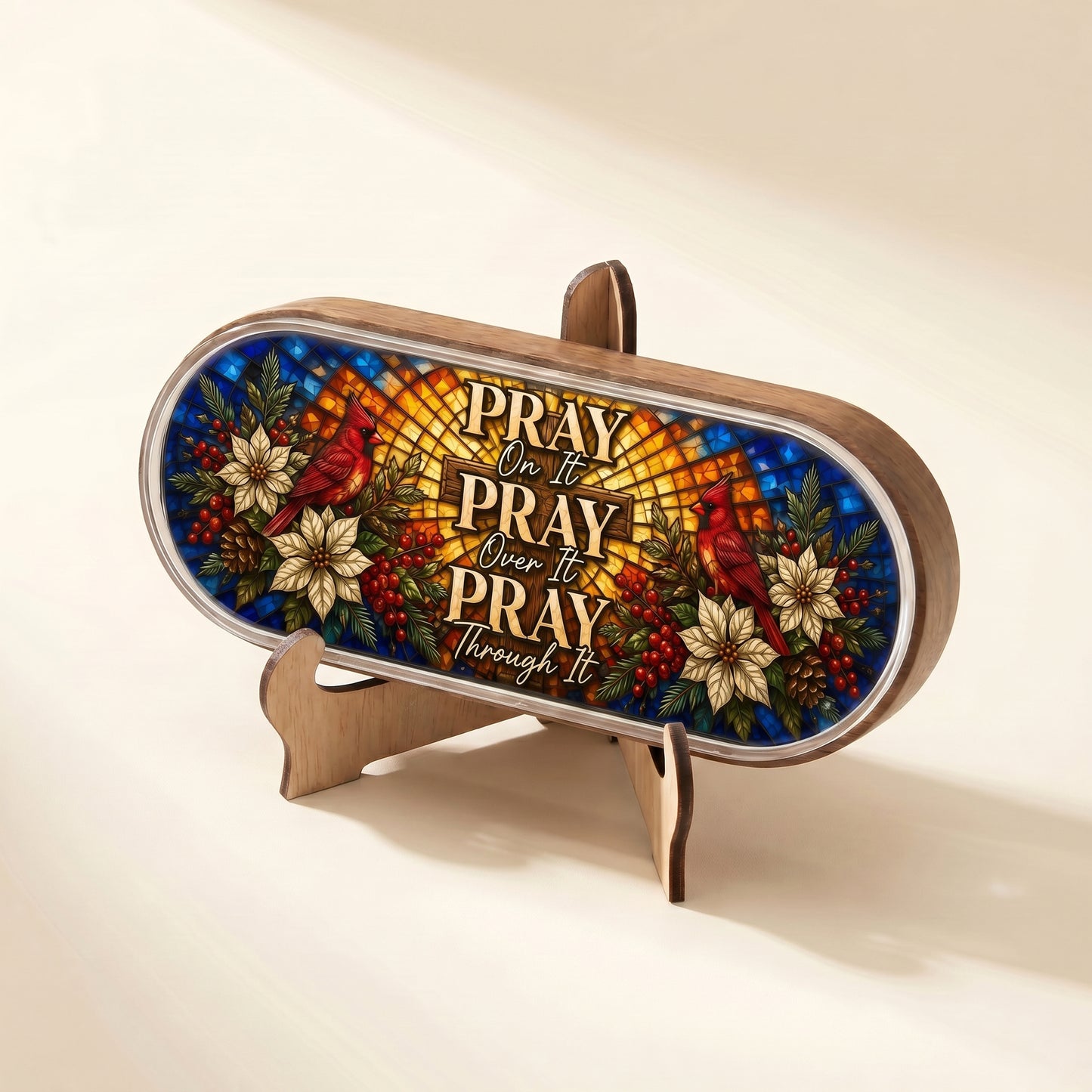 Pray On It, Over It, Through It Pill Organizer