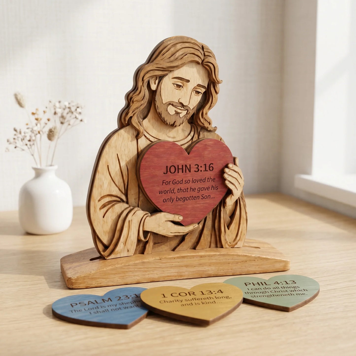 JESUS HEART DECOR SET