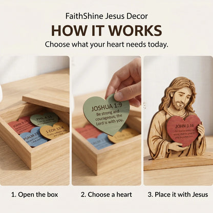JESUS HEART DECOR SET