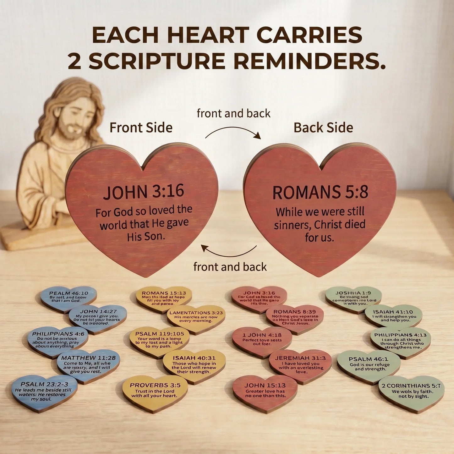 JESUS HEART DECOR SET