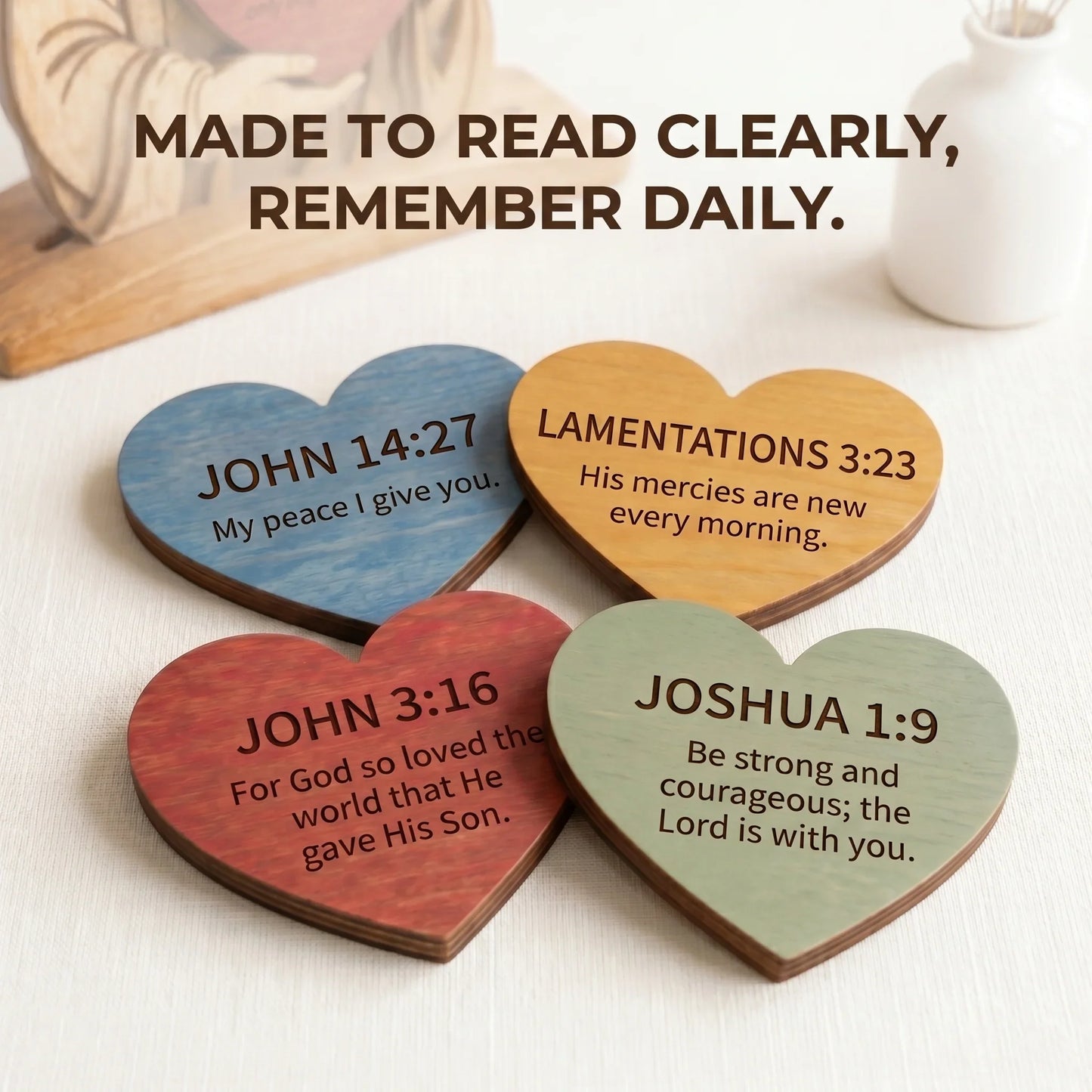 JESUS HEART DECOR SET