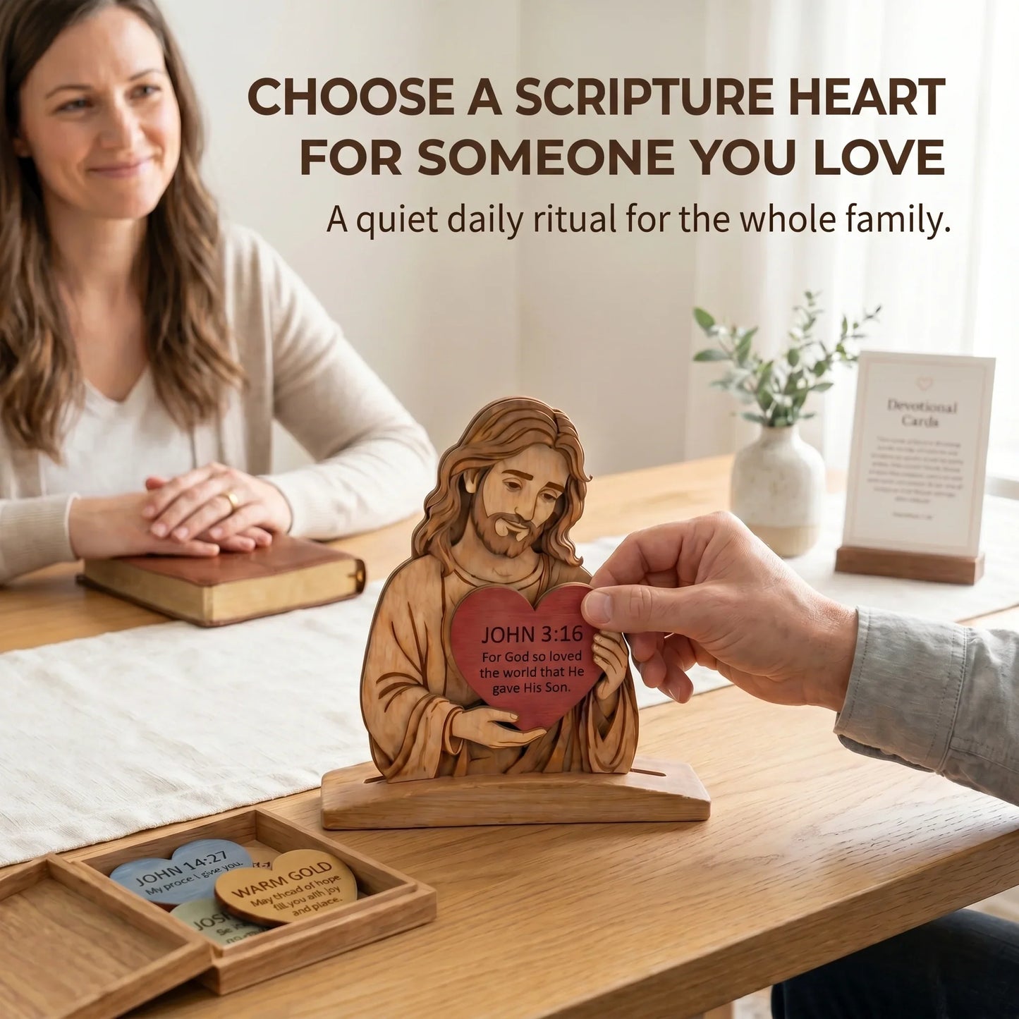 JESUS HEART DECOR SET