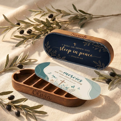 New Mercies & Sleep in Peace AM/PM Pill Organizer Set