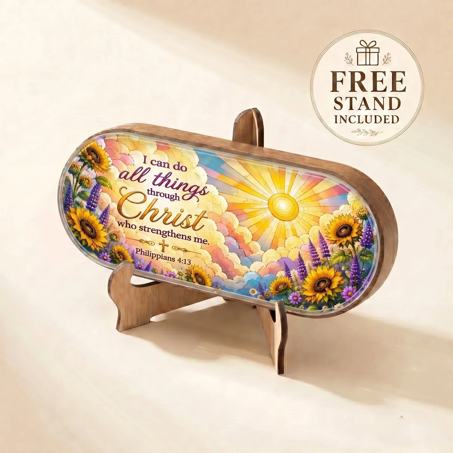"I Can Do All Things Through Christ — Philippians 4:13" Pill Case