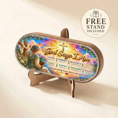 "God Says I Am — Scripture Affirmation" Pill Case
