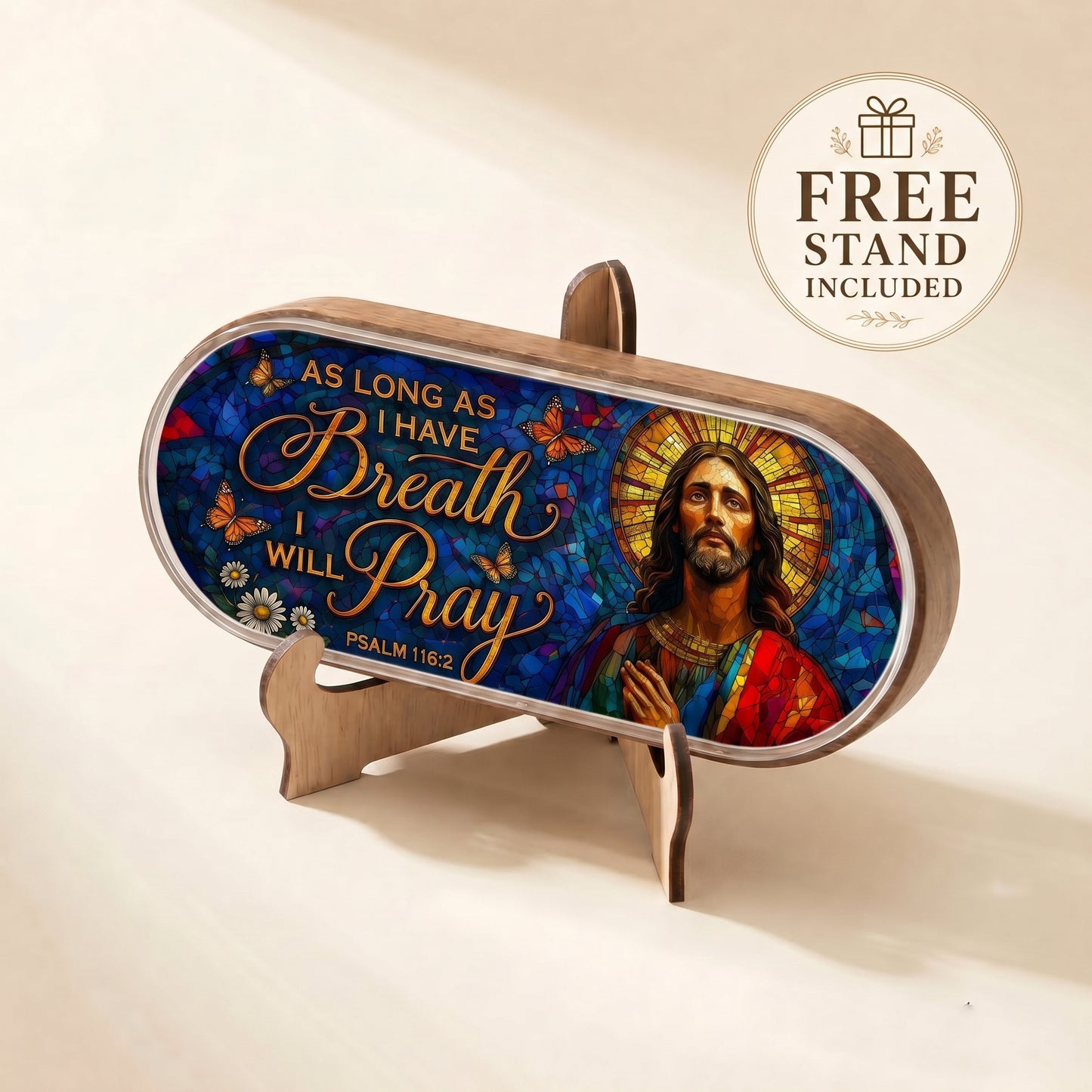 As Long As I Have Breath I Will Pray - Psalm 116:2 Pill Organizer