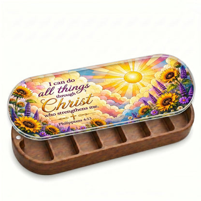 I Can Do All Things Through Christ Philippians 4:13 Pill Case