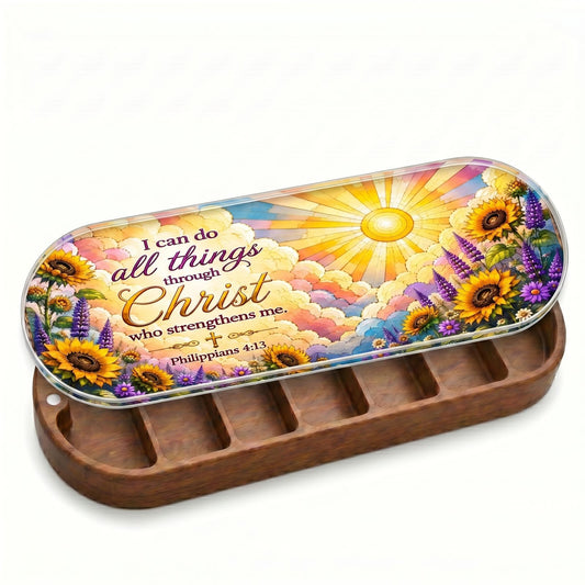 I Can Do All Things Through Christ Philippians 4:13 Pill Case