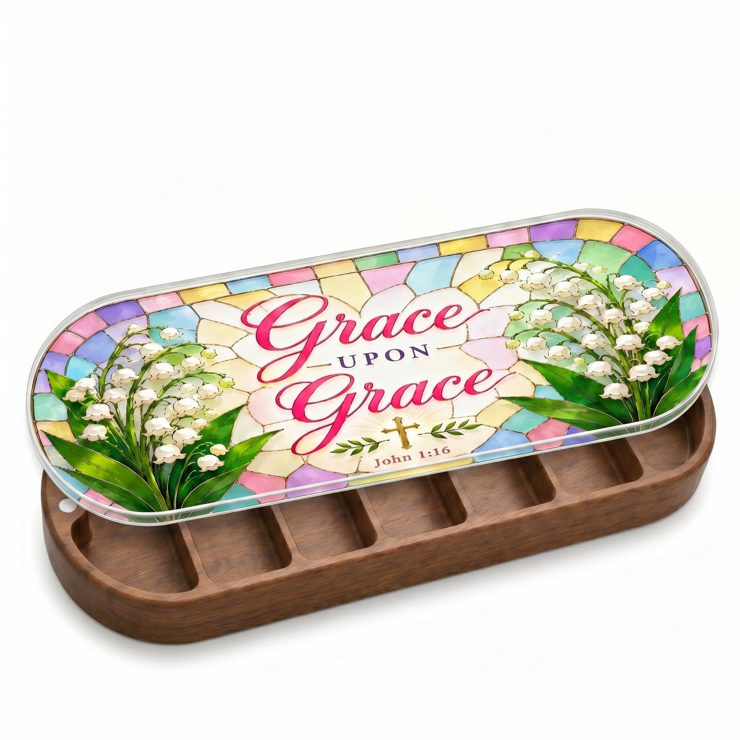 Grace Upon Grace John 1:16 7-day pill organizer