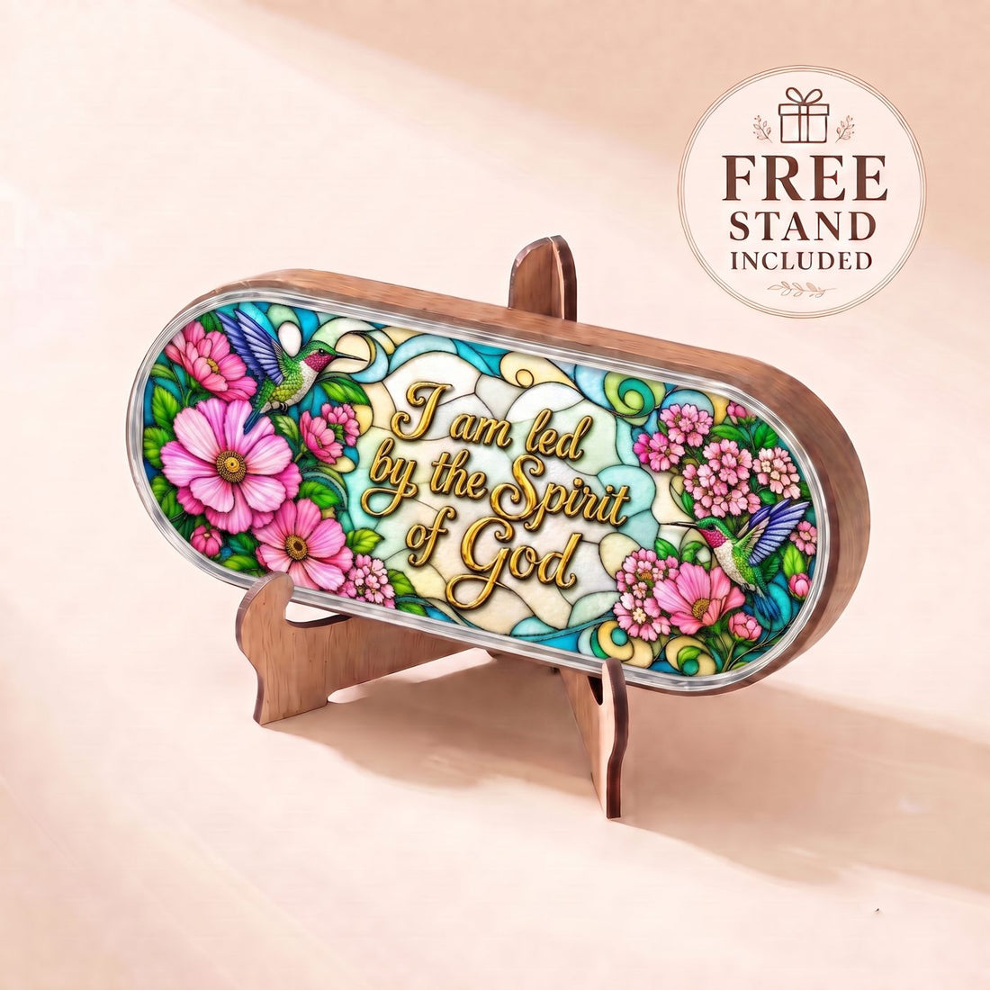 Led by the Spirit of God Hummingbird Pill Case personalized lifestyle view
