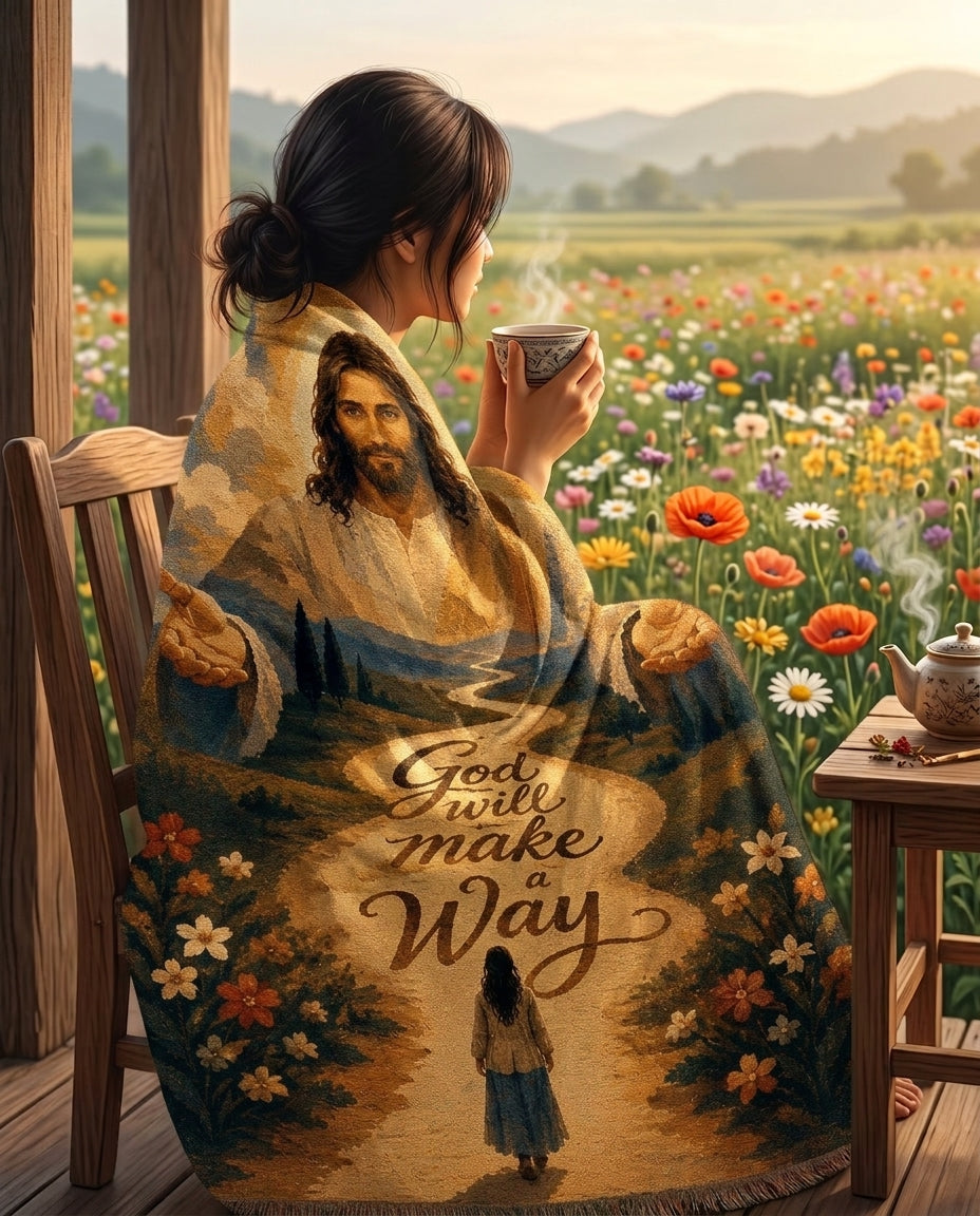 God Will Make a Way Woven Blanket gallery image 3