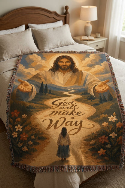 God Will Make a Way Woven Blanket gallery image 8