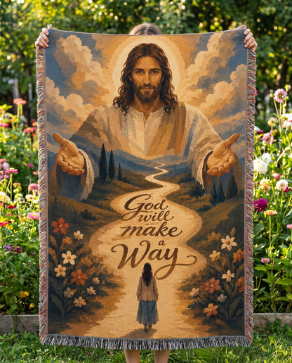 God Will Make a Way Woven Blanket gallery image 5