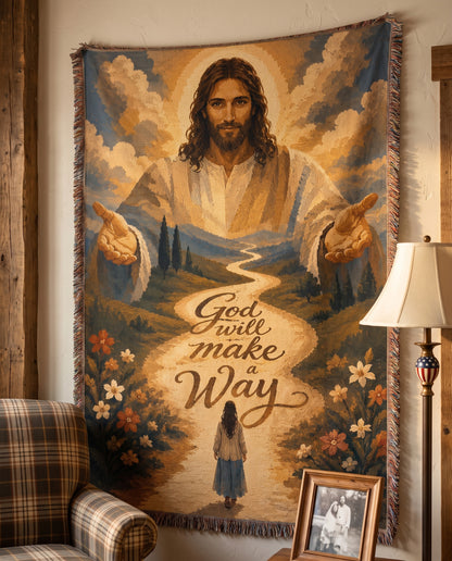 God Will Make a Way Woven Blanket gallery image 6