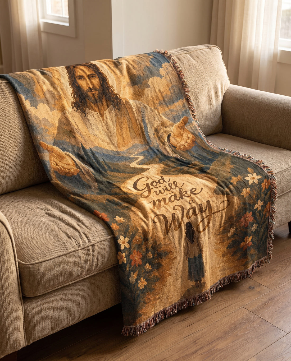 God Will Make a Way Woven Blanket gallery image 4