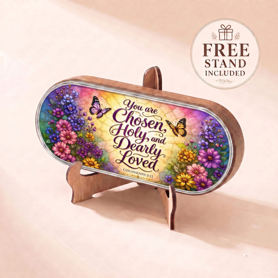 "You Are Chosen, Holy, and Dearly Loved — Colossians 3:12" Pill Case clean product view