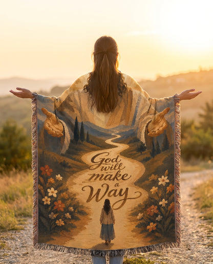 God Will Make a Way Woven Blanket gallery image 7