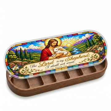 The Lord Is My Shepherd - Psalm 23:1 Pill Organizer