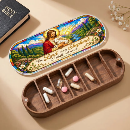 The Lord Is My Shepherd - Psalm 23:1 Pill Organizer