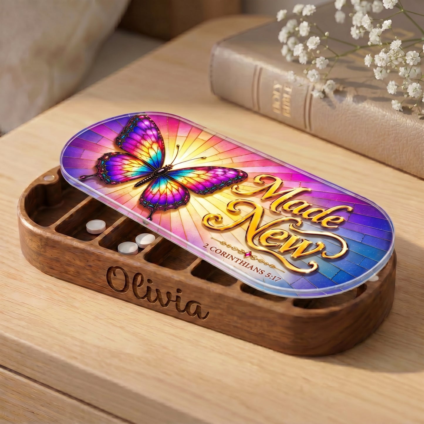 Made New - 2 Corinthians 5:17 Pill Organizer