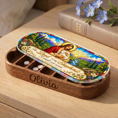 The Lord Is My Shepherd - Psalm 23:1 Pill Organizer