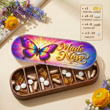 Made New - 2 Corinthians 5:17 Pill Organizer