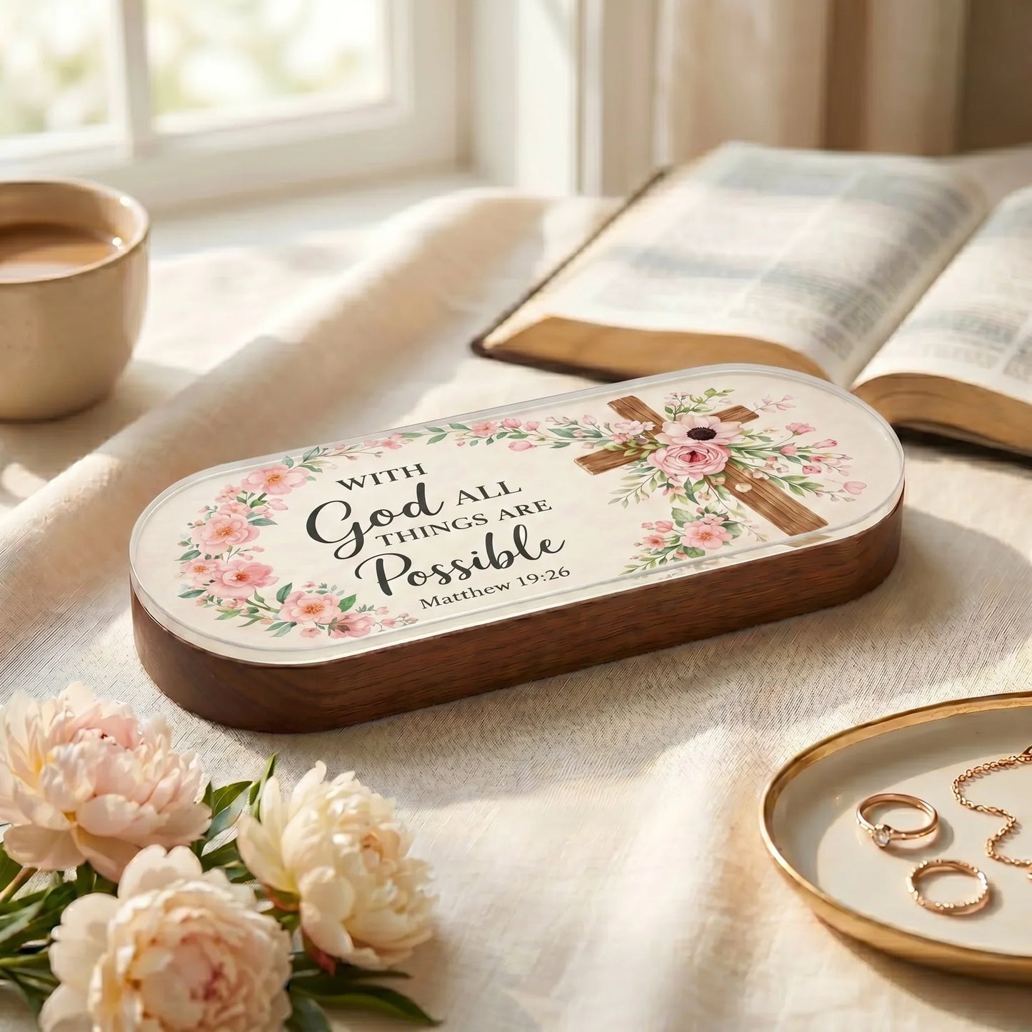 All Things Possible & Trust in the Lord AM/PM Pill Organizer Set