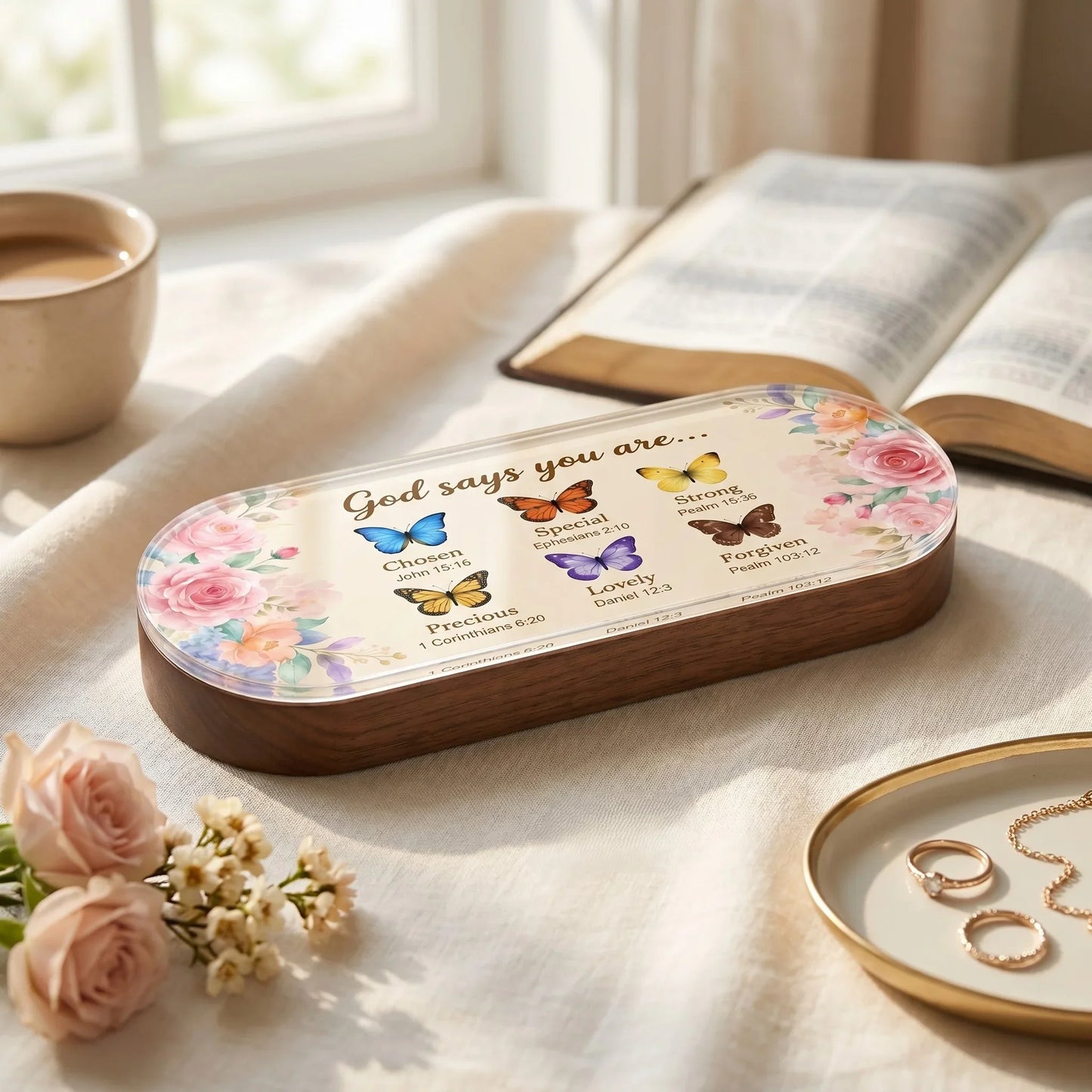 God Says You Are & Stillness AM/PM Pill Organizer Set