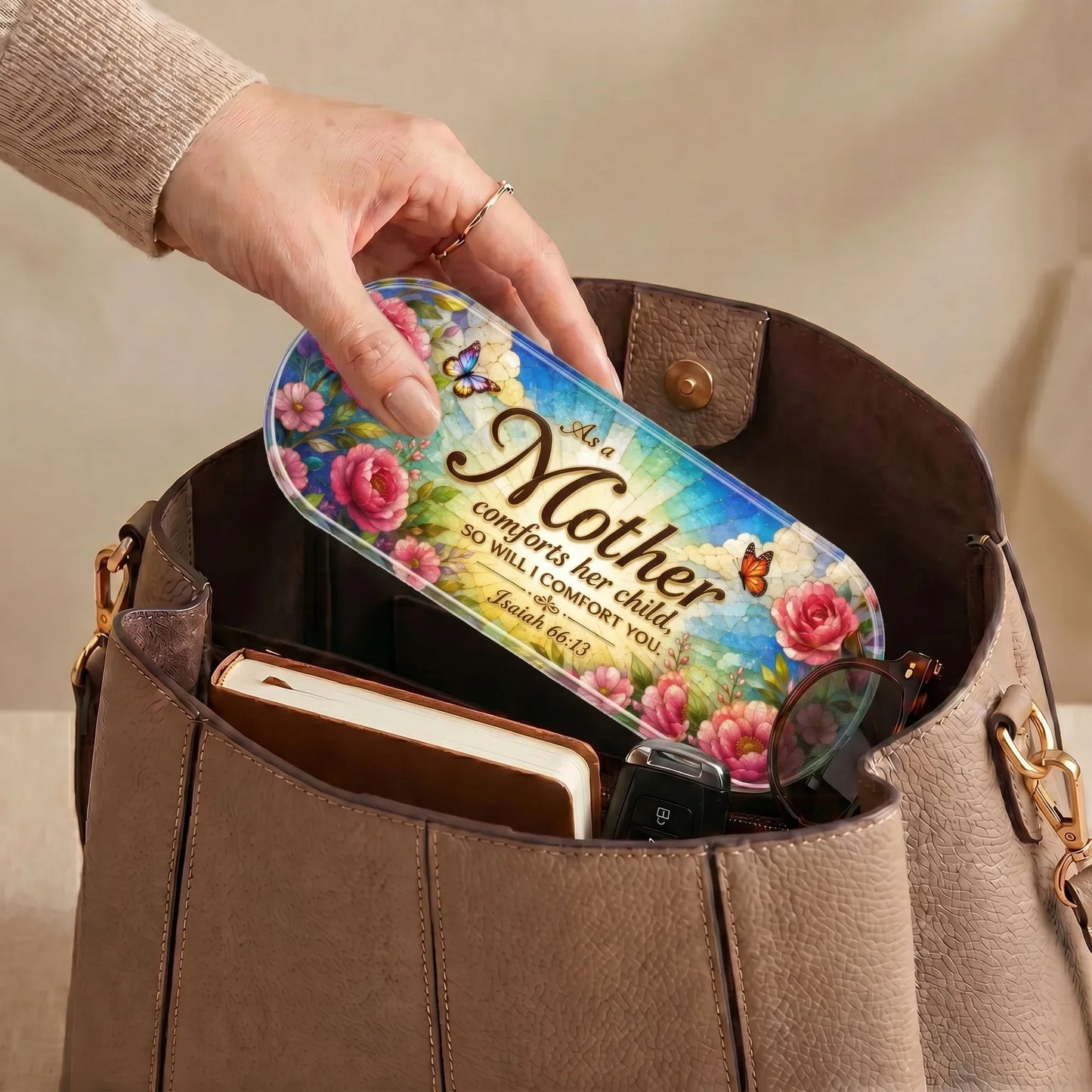 "As a Mother Comforts Her Child — Isaiah 66:13" Pill Case