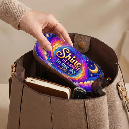 "Shine Like Stars In The Sky — Philippians 2:15" Pill Case