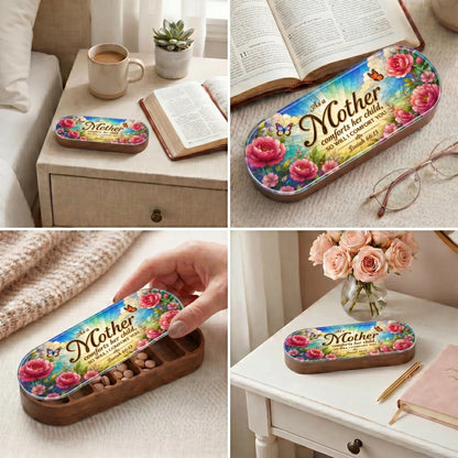 "As a Mother Comforts Her Child — Isaiah 66:13" Pill Case
