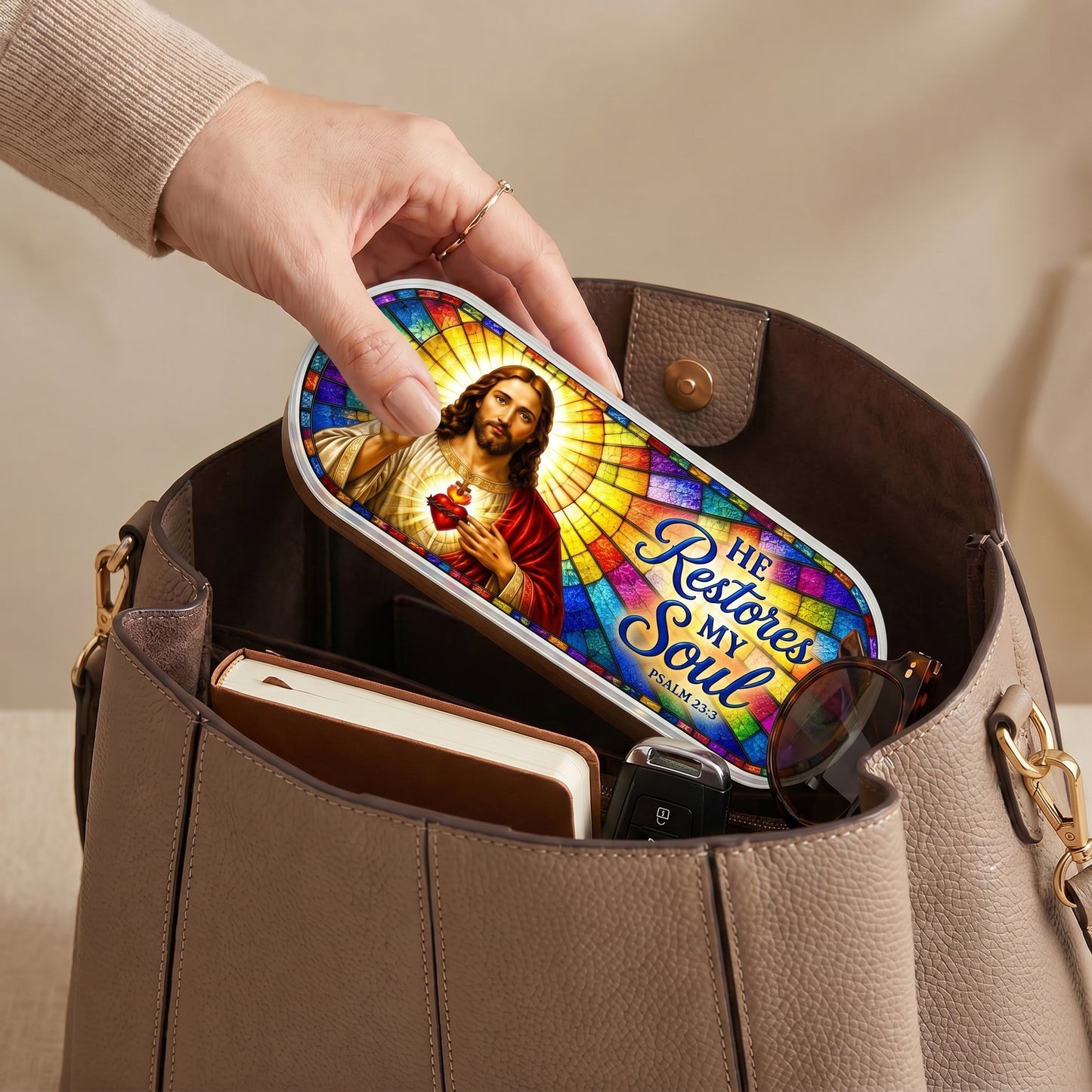 He Restores My Soul - Psalm 23:3 Pill Organizer