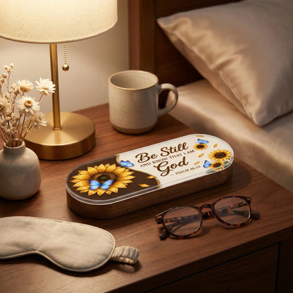 God Says You Are & Stillness AM/PM Pill Organizer Set