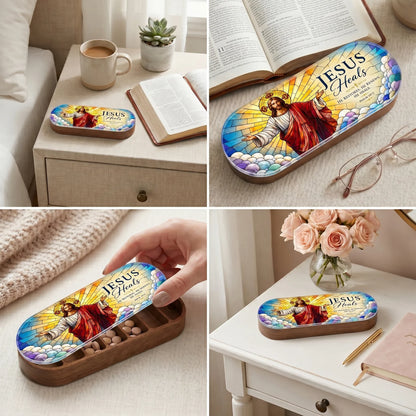 Jesus Heals - Psalm 147:3 Pill Organizer