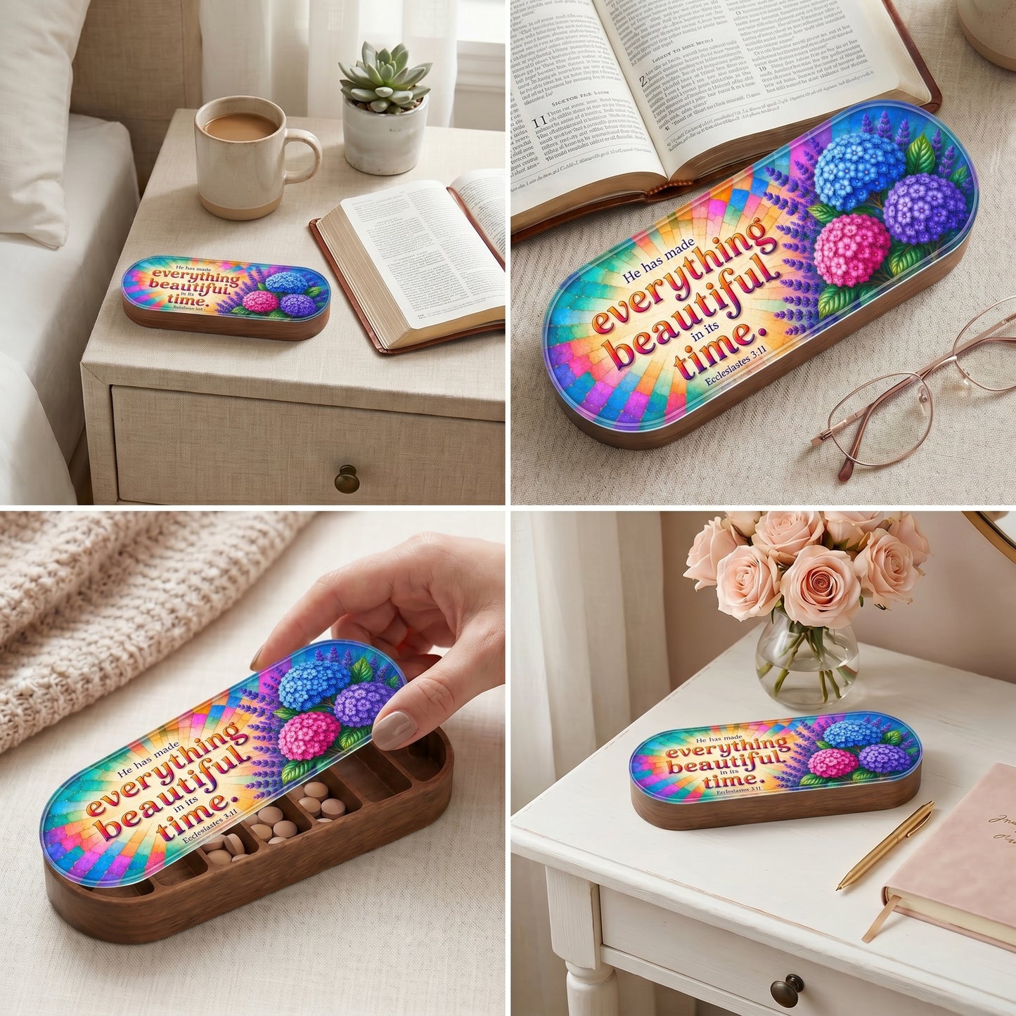Everything Beautiful - Ecclesiastes 3:11 Pill Organizer