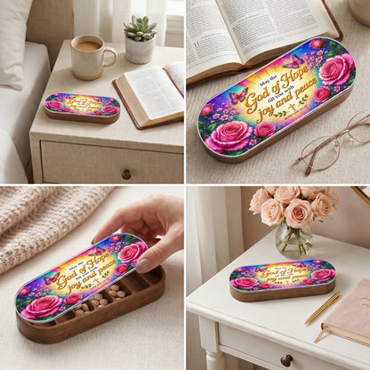 God of Hope - Romans 15:13 Pill Organizer