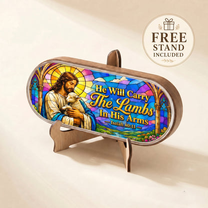 He Will Carry The Lambs In His Arms Isaiah 40:11 Pill Organizer